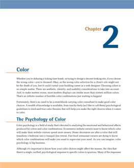 Chapter2 the Psychology of Color