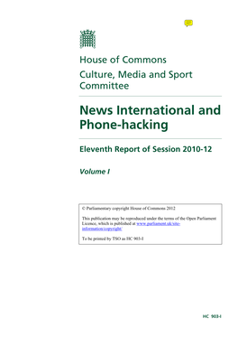News International and Phone-Hacking