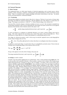 Network Theorems