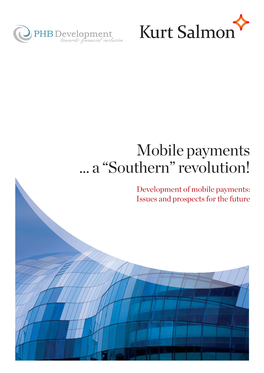 Mobile Payments … a “Southern” Revolution!