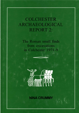 Colchester Archaeological Report 2