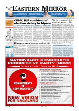 Fully, the Ruling CPI-M Himanta Biswa Sarma and the Polling