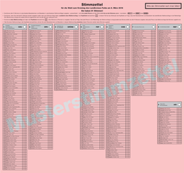 Musterstimmzettel Landkreis Fulda