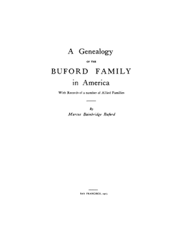 BUFORD F.L~MILY 1N America