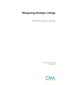 Wargaming Strategic Linkage