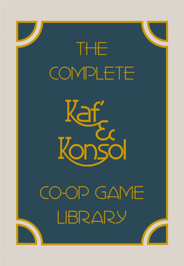 The Complete Co-Op Game Library