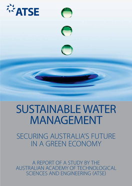 Sustainable Water Management