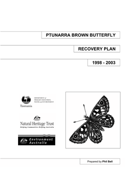 Ptunara Brown Butterfly Recovery Plan