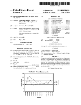 (12) United States Patent (10) Patent No.: US 8,414.914 B2 Bromley Et Al