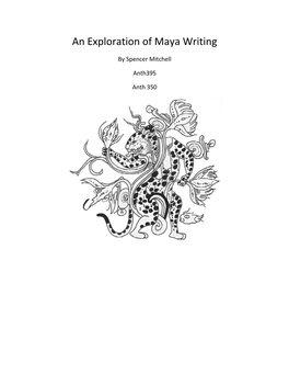 An Exploration of Maya Writing