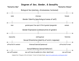 Diagram of Sex, Gender, & Sexuality