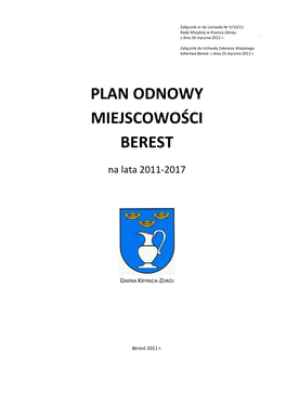 Plan Odnowy Miejscowości Berest