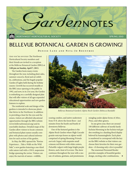 Bellevue Botanical Garden Is Growing!