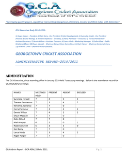 Georgetown Cricket Association