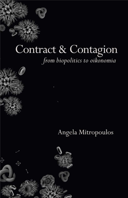 Contract and Contagion: from Biopolitics to Oikonomia