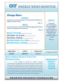 Energy News Monitor