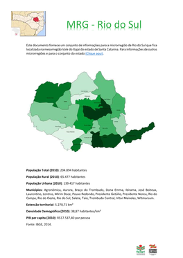 MRG - Rio Do Sul