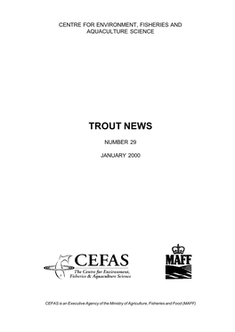 Trout News 29 January 2000