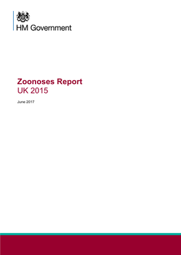 UK Zoonoses Report 2015