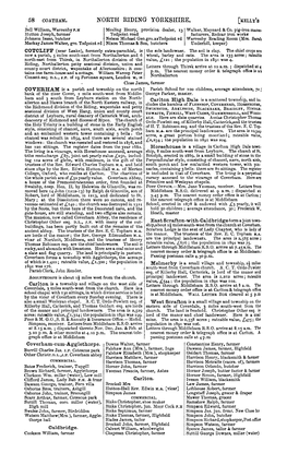 NORTH RIDING YORKSHIRE. • Bell William, Warrenby P.II Mealing Henry, Provision Dealer, 13 Walker, Maynard & Co