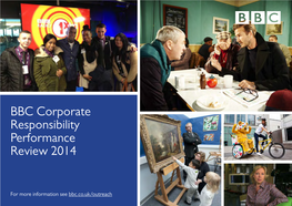 BBC Corporate Responsibility Performance Review 2014