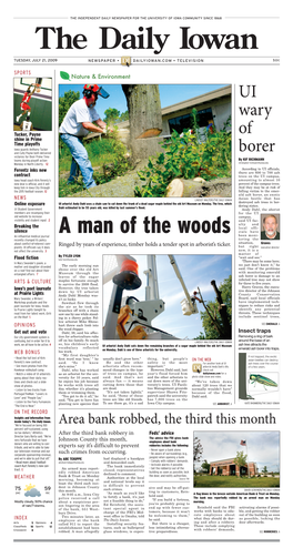 Iowa City, Iowa - Tuesday, July 21, 2009 News Dailyiowan.Com for More News