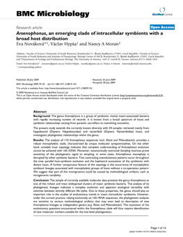 BMC Microbiology Biomed Central