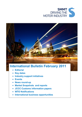 International Bulletin February 2011