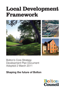 Core Strategy Development Plan Document Adopted 2 March 2011
