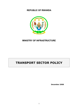 Transport Sector Policy