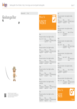 Kodungallur Travel Guide - Page 1