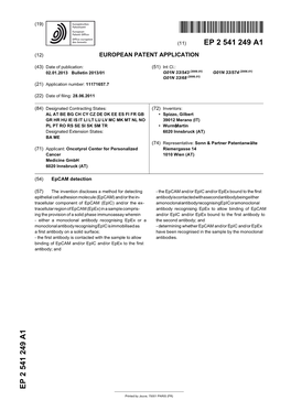 Epcam Detection