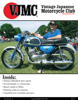 Inside: Gilmore, Rhinebeck Show Reports • an Old Yamaha Vs