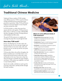 Traditional Chinese Medicine