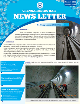 CMRL News Letter- August 2016