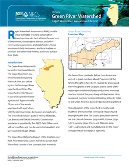 Introduction Green River Watershed Location