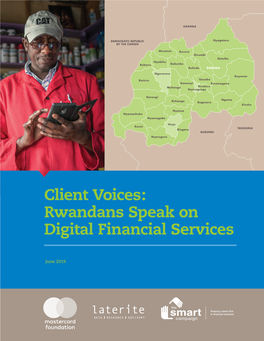 Client Voices: Rwandans Speak on Digital Financial Services