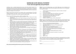 Silfra Snorkeling Medical Statement