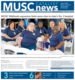 MUSC Midlands Expansion Links More Sites to State's No. 1 Hospital