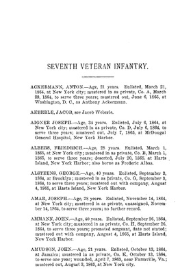 Seventh Veteran Infantry