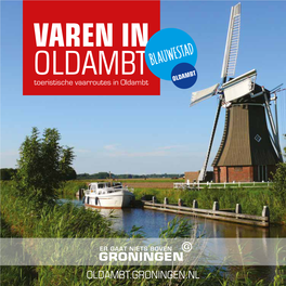 VAREN in OLDAMBT Toeristische Vaarroutes in Oldambt