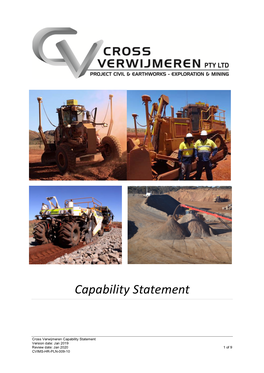 Capability Statement