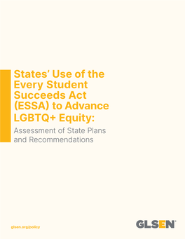 States' Use of the Every Students Succeeds Act (ESSA) To
