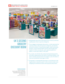 UK's Second Grocery Discount Boom