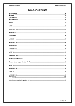 Chapter 72 Sura Al Jinn