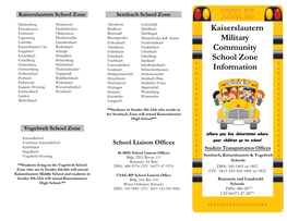 Kaiserslautern Military Community School Zone