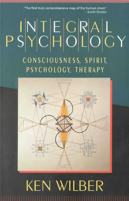 Integral-Psychology -Consciousness