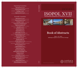 To Download ISOPOL XVII Book of Abstracts
