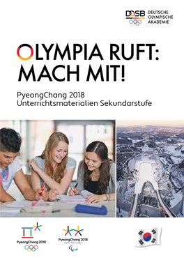 Pyeongchang 2018 Unterrichtsmaterialien Sekundarstufe IOC