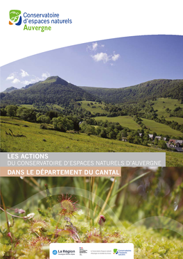 Les Actions Du CEN Auvergne Dans Le Département Du Cantal 3345.88 Ko